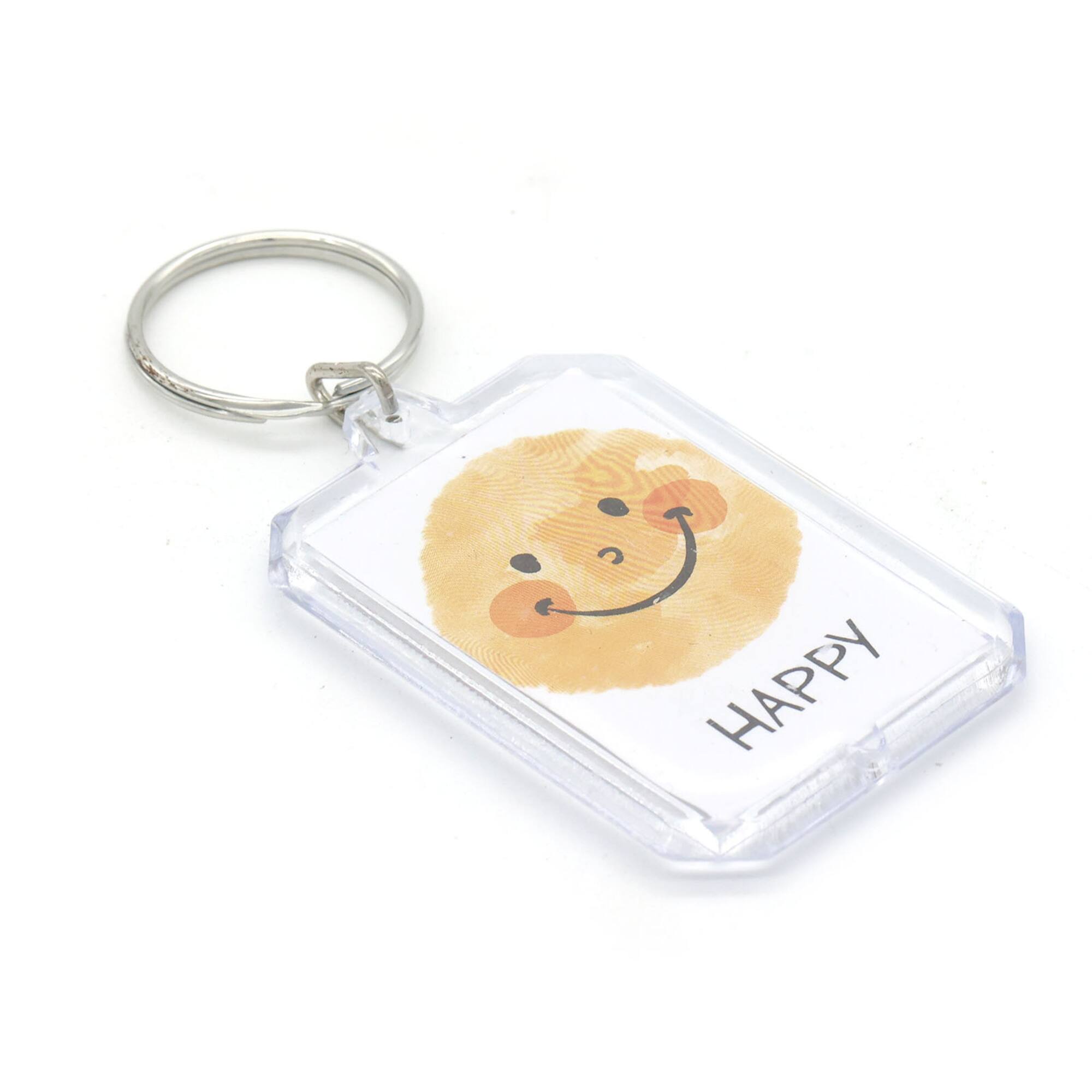 Mixed Shapes Clear Plastic Keychains, 16ct. by Creatology™